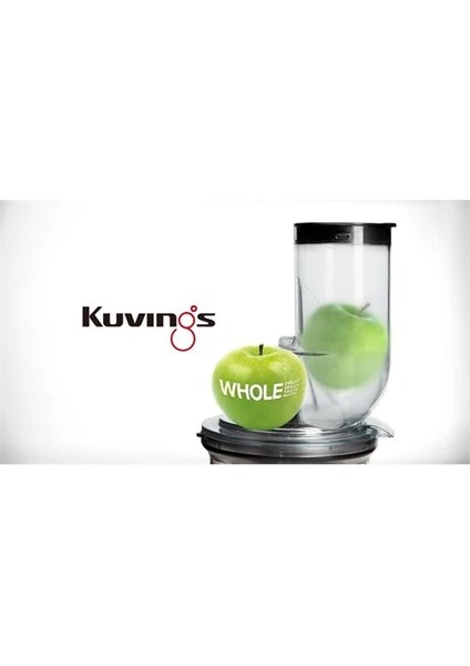 Kuvings B6000S Whole SlowJuicer-NS621 Yavaş Meyve Sıkacağı Gri 4