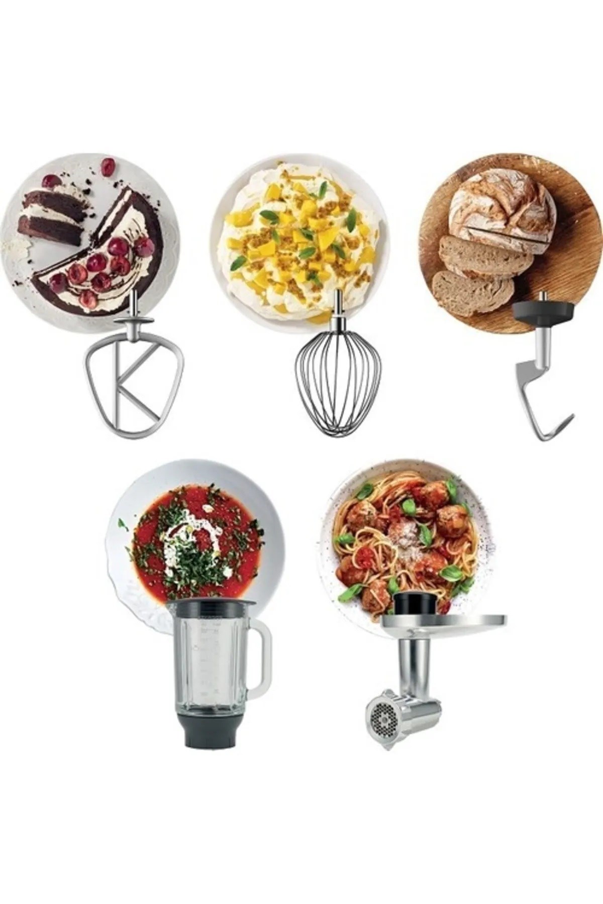 Kenwood KVL4170S Chef XL 1200 Watt 6,7 Litre Mutfak Şefi Stand Mikser 4