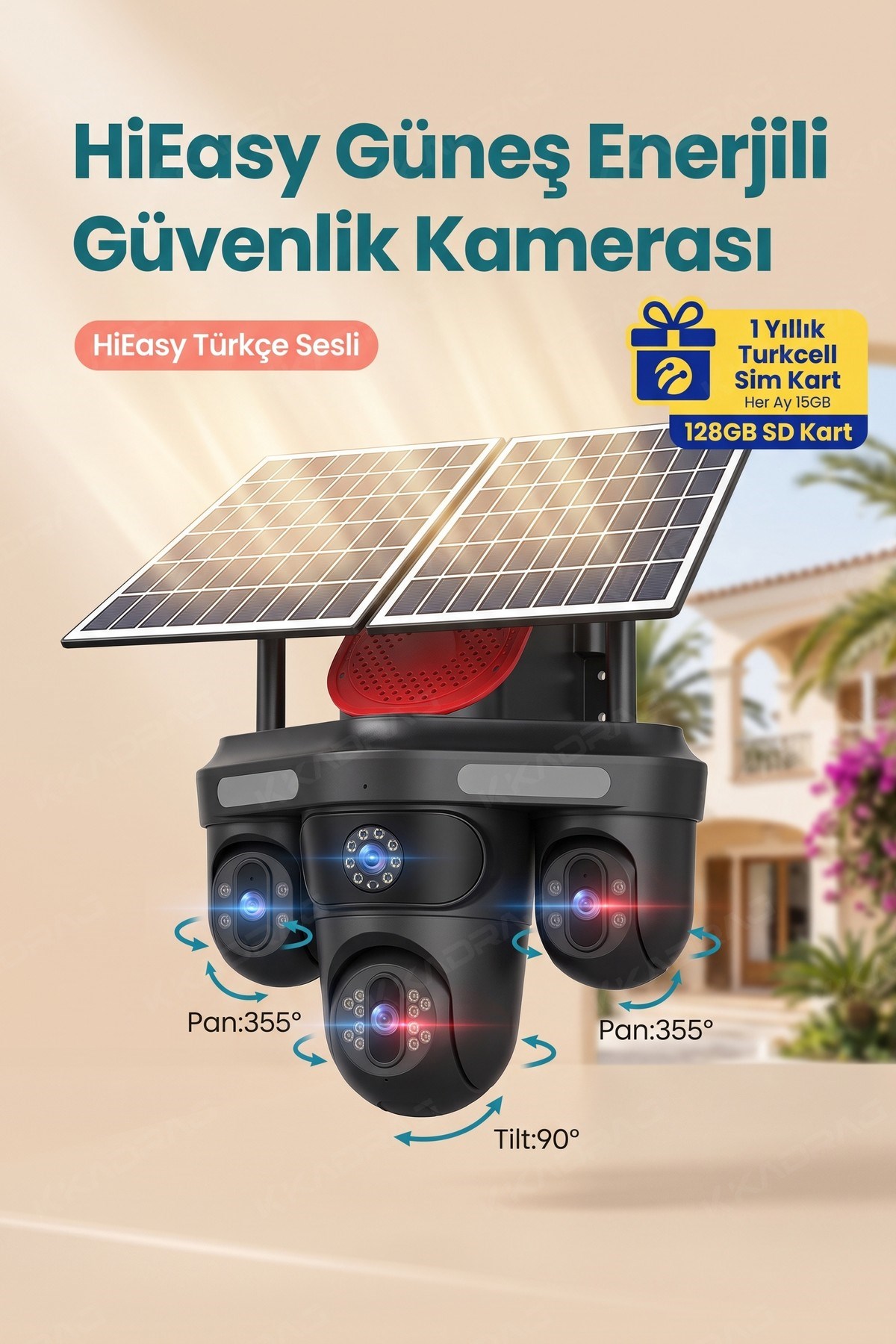Kapsamlı PTZ Yetenekleri ve Türkçe Destek
