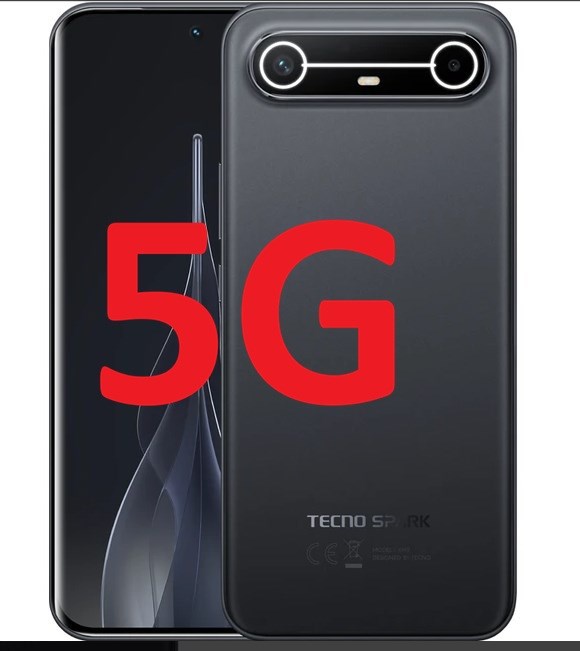 Tecno Spark Slim 256 8+8 5g (Tecno Türkiye Garantili) Siyah