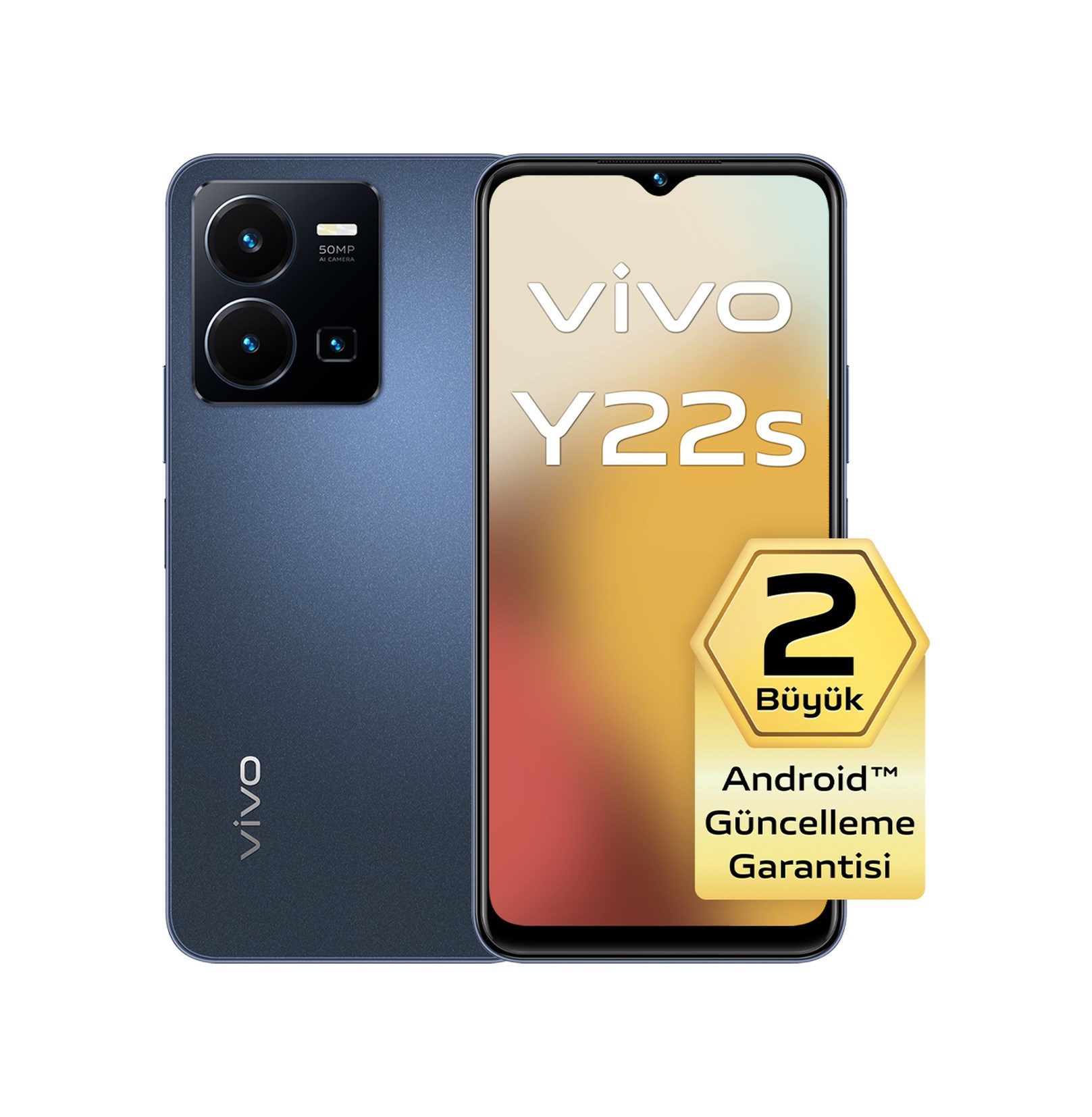 Vivo Y22S 128 6 GB (Vivo Türkiye Garantili) Yıldız Mavisi