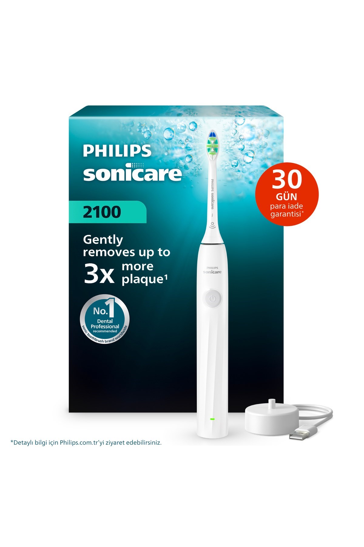 Philips Sonicare 2100 Şarjlı Diş Fırçası Hx4021/01