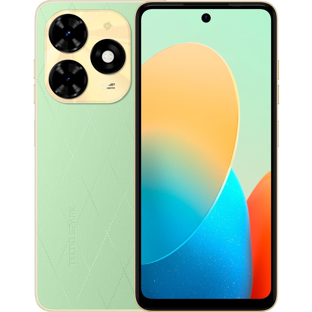 TECNO Spark 20C 128 4 GB (TECNO Türkiye Garantili) Yeşil