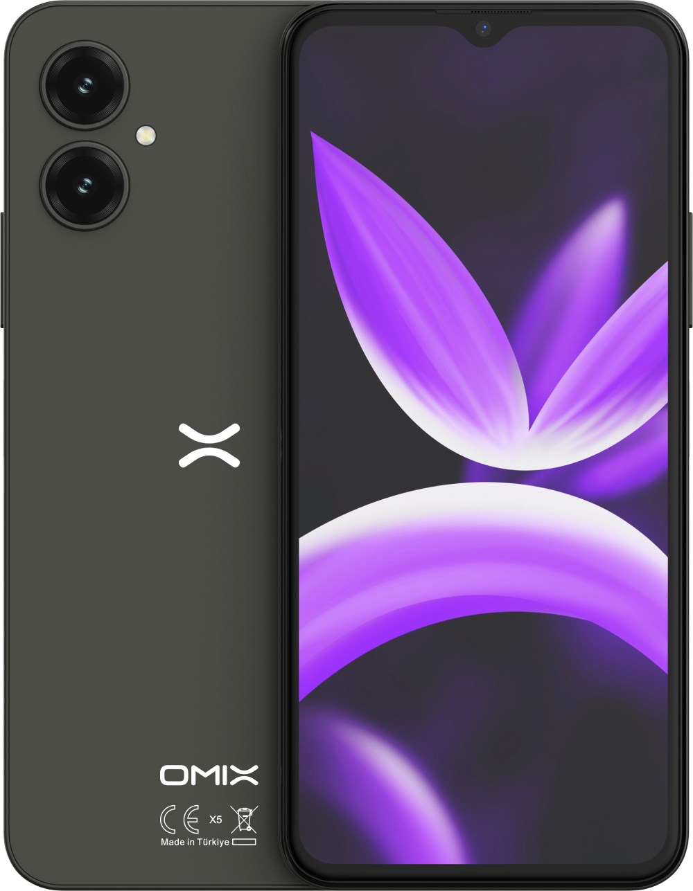 Omix X5 128 6+6 GB Ram (Omix Türkiye Garantili) Grafit