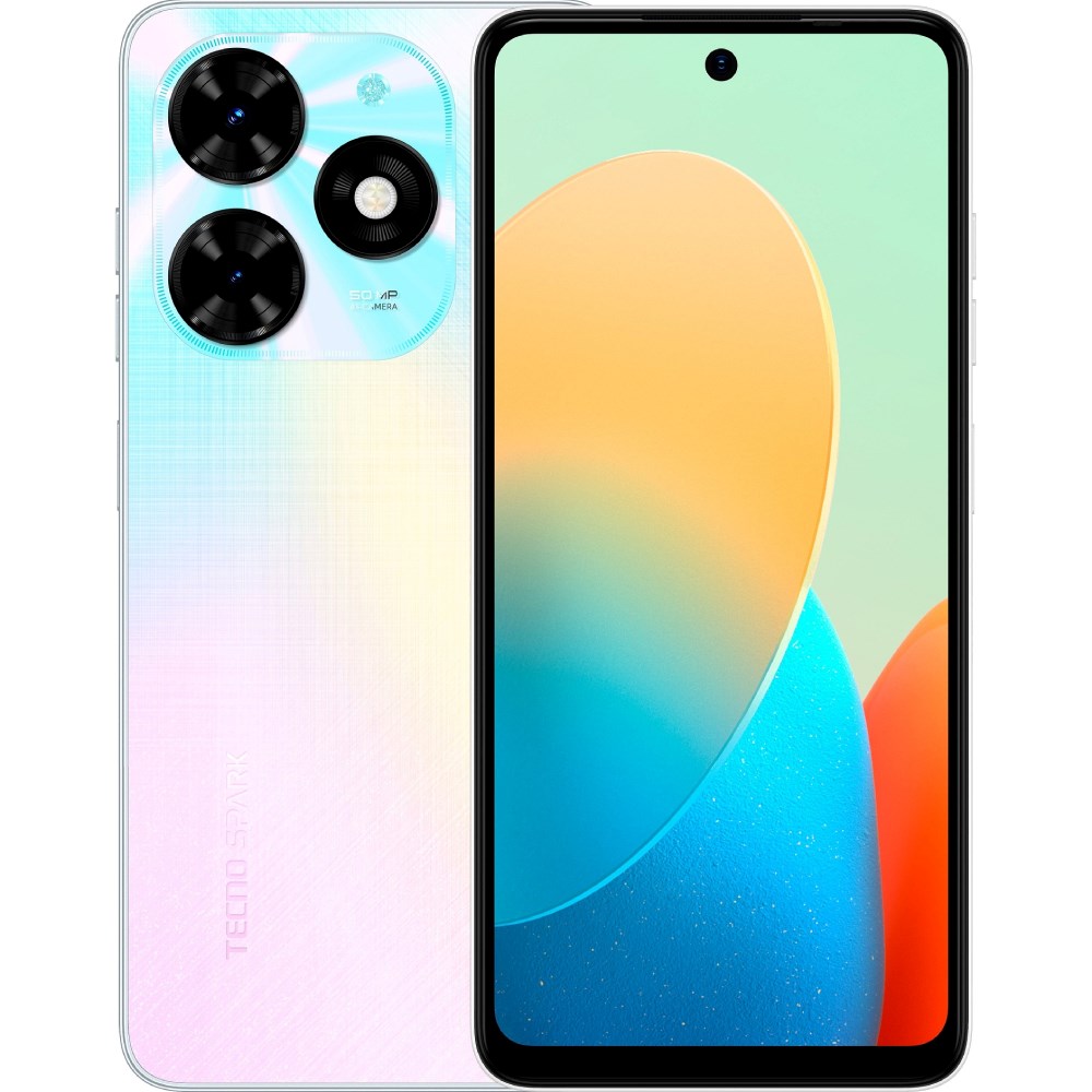 TECNO Spark 20C 128 8 GB (TECNO Türkiye Garantili) Beyaz