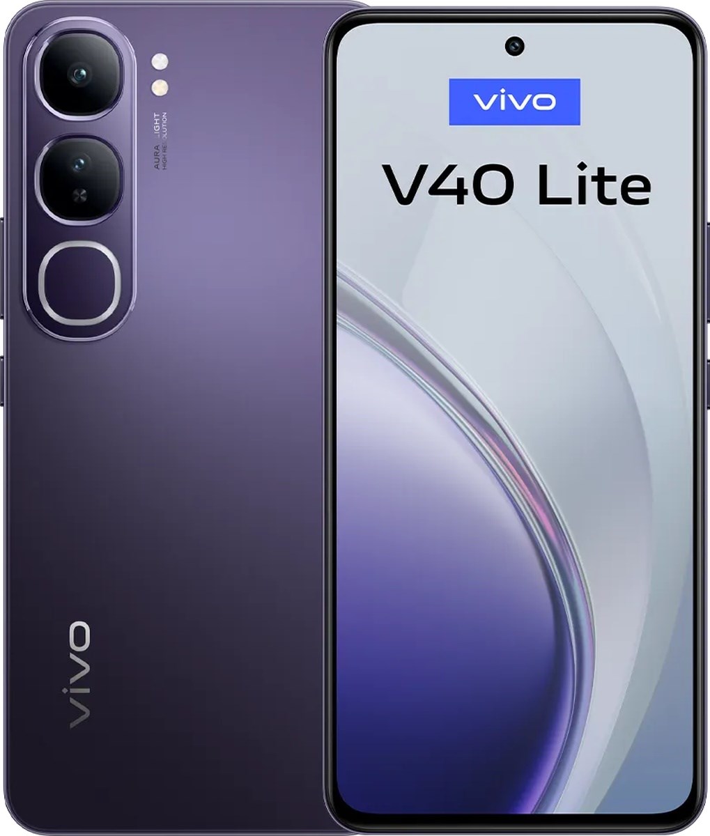 Vivo V40 Lite 256 8 GB (Vivo Türkiye Garantili) Mor - Siyah