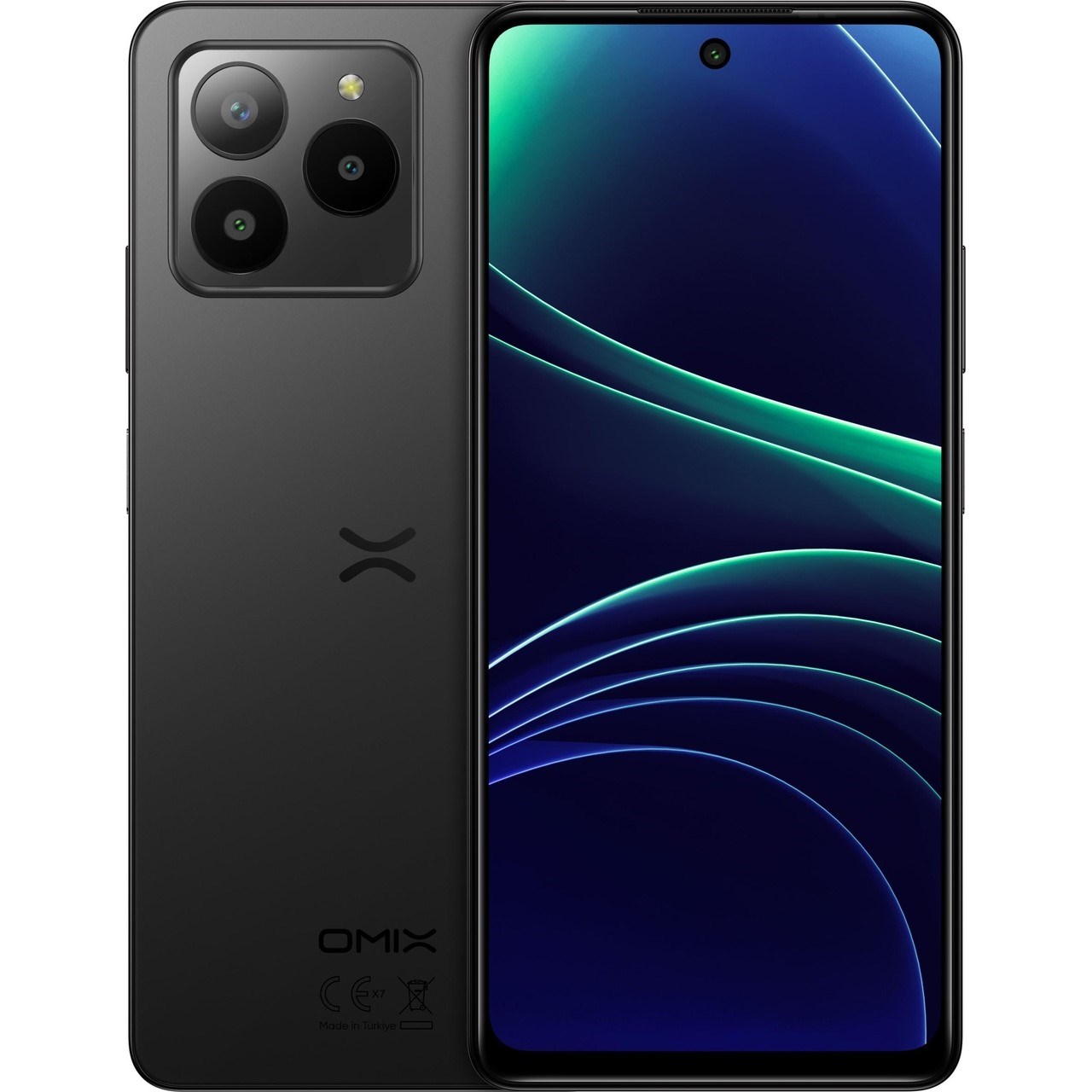 Omix X7 128 8+8 GB RAM (Omix Türkiye Garantili) Siyah