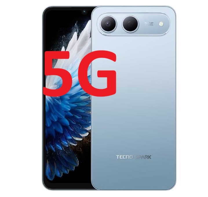 Tecno Spark 40 128 6+6 5G (TECNO Türkiye Garantili) Mavi