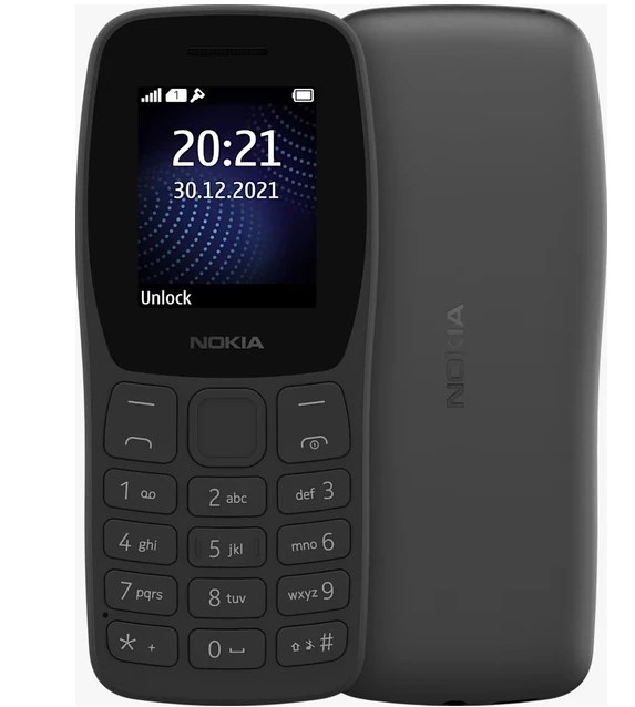 Nokia 105 TA-1416 DS Tuşlu Telefon Koyu Gri