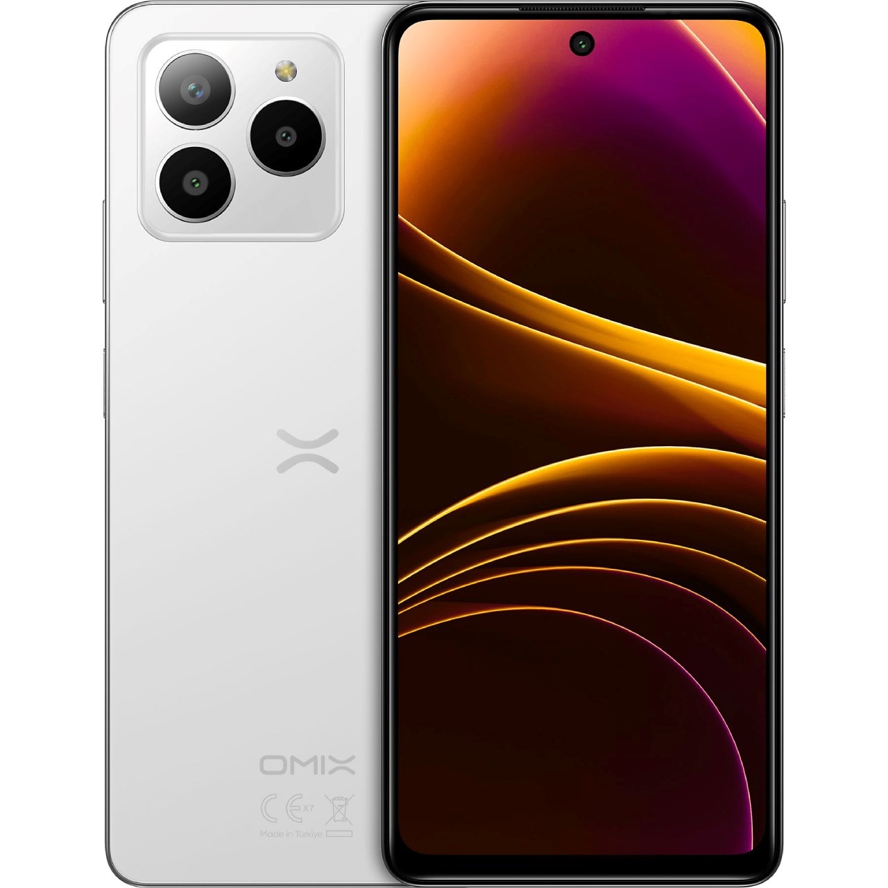 Omix X7 128 8+8 GB RAM (Omix Türkiye Garantili) Beyaz