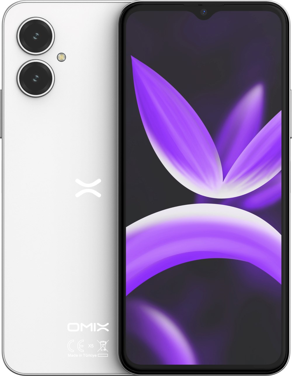 Omix X5 128 6+6 GB Ram (Omix Türkiye Garantili) Beyaz
