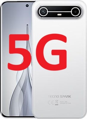 Tecno Spark Slim 256 8+8 5g (Tecno Türkiye Garantili) Beyaz