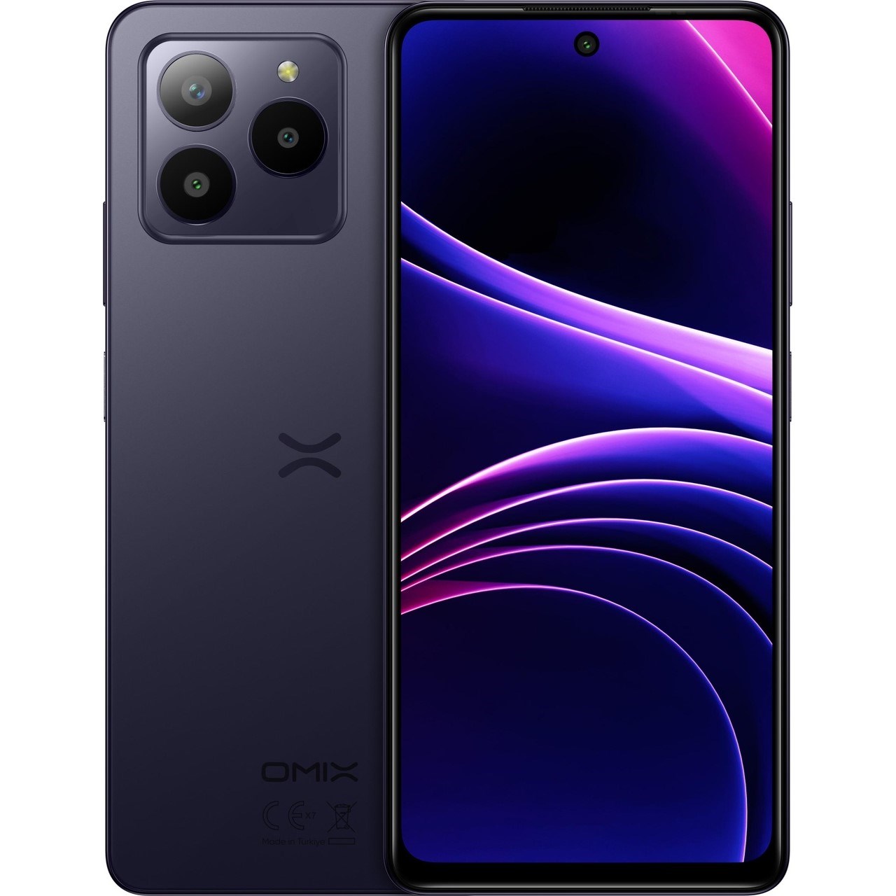 Omix X7 128 8+8 GB RAM (Omix Türkiye Garantili) Mor