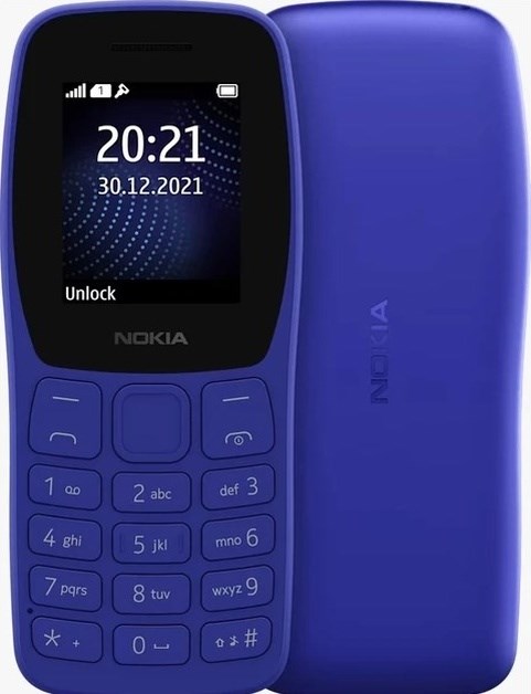 Nokıa 105 Classic Tuşlu Cep Telefonu (Nokia Türkiye Resmi Distribütör Garantili) Mavi
