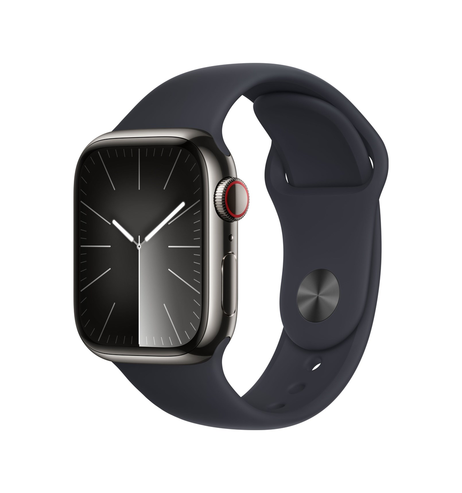 Apple Watch Seri 9 41 cell MM Çelik Kasa Spor Kordon S/M Akıllı Saat (Apple Türkiye Garantili) Grafi