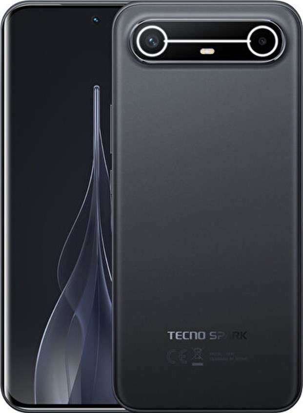 Tecno Spark Slim 256 8 4G (Tecno Türkiye Garantili) Siyah