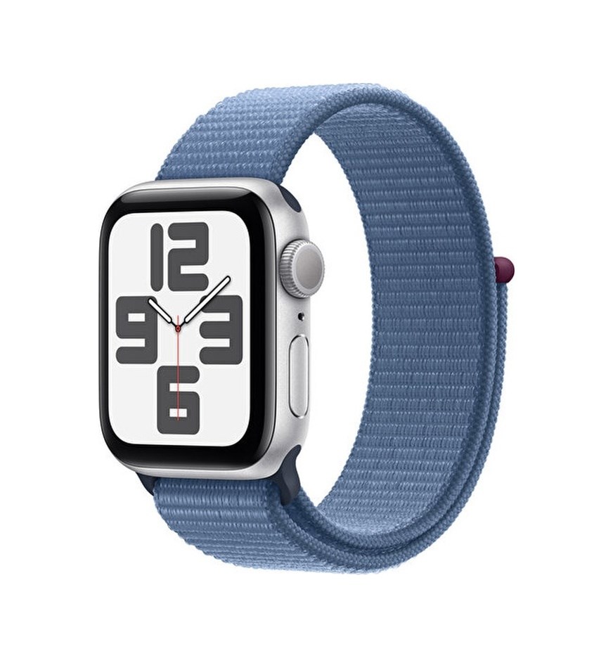 Apple Watch SE2 40 (2023) GPS Alümi Kasa MRE33TU/A (Apple Türkiye Garantili) Gümüş - Buz Mavisi