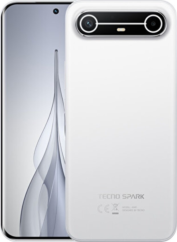 Tecno Spark Slim 256 8 4G (Tecno Türkiye Garantili) Beyaz