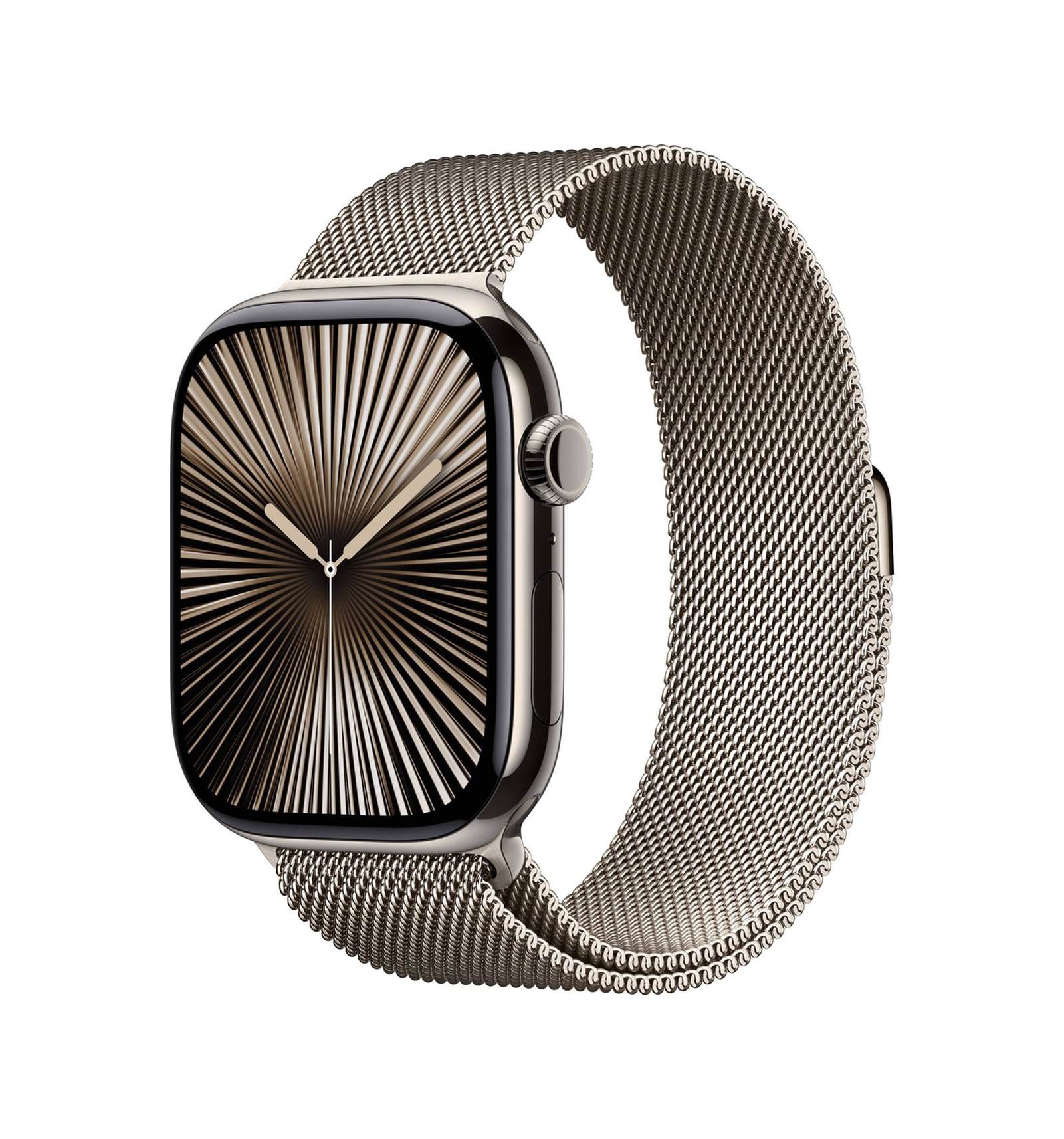 Apple Watch Seri 10 46 Cell GPS Titanyum Kasa Milano Loop S/M Akıllı Saat (Apple Türkiye Garantili) Natürel