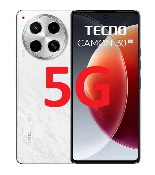 Tecno Camon 30 512 12+12 GB Ram 5G (Tecno Türkiye Garantili) Beyaz