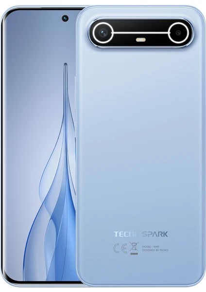 Tecno Spark Slim 256 8+8 5G (Tecno Türkiye Garantili) Mavi
