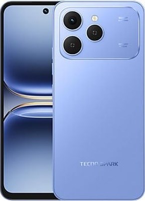 Tecno Spark 40 256 8+8 GB (Distribütör Garantili) Mavi