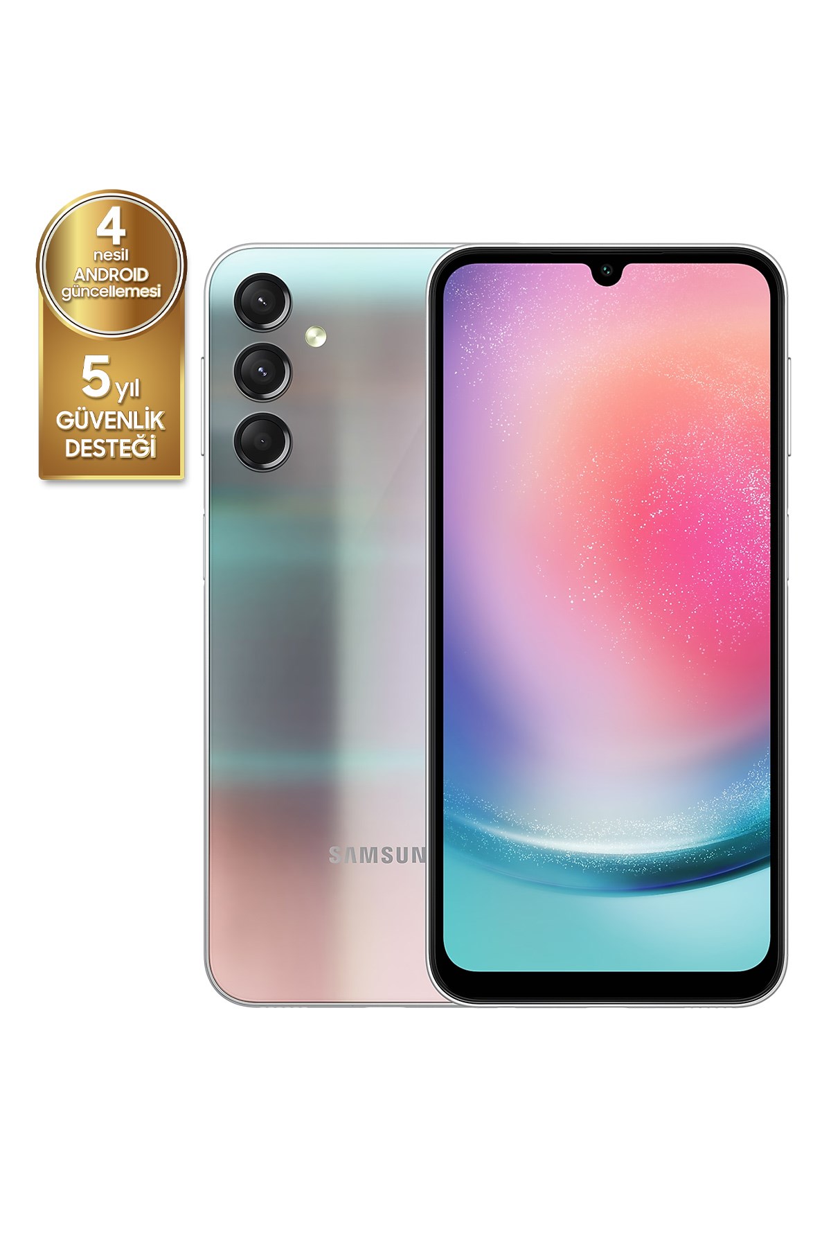 Samsung Galaxy A24 128 6 GB RAM (Samsung Türkiye Garantili) Gümüş