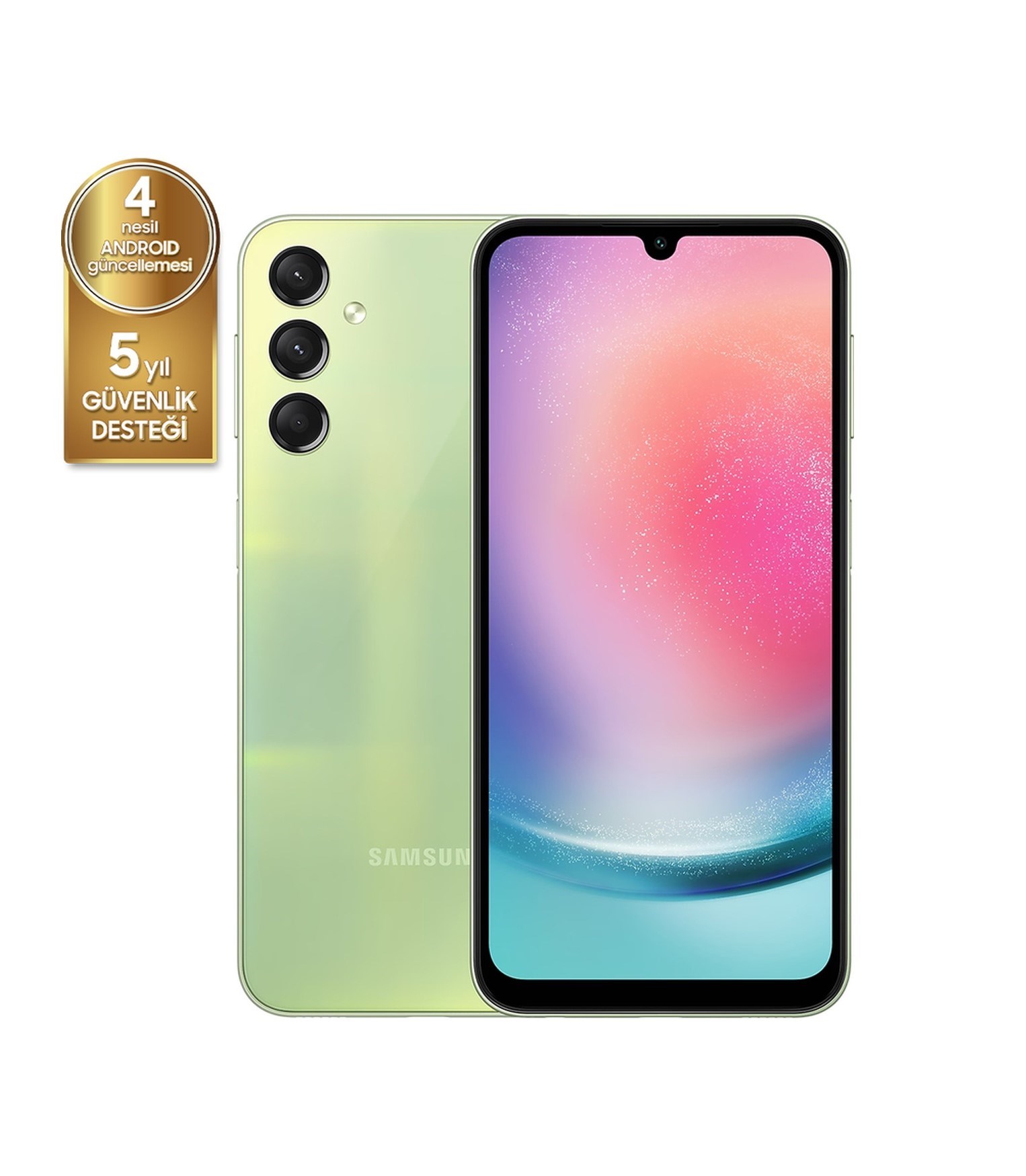 Samsung Galaxy A24 128 6 GB (Samsung Türkiye Garantili) Yeşil
