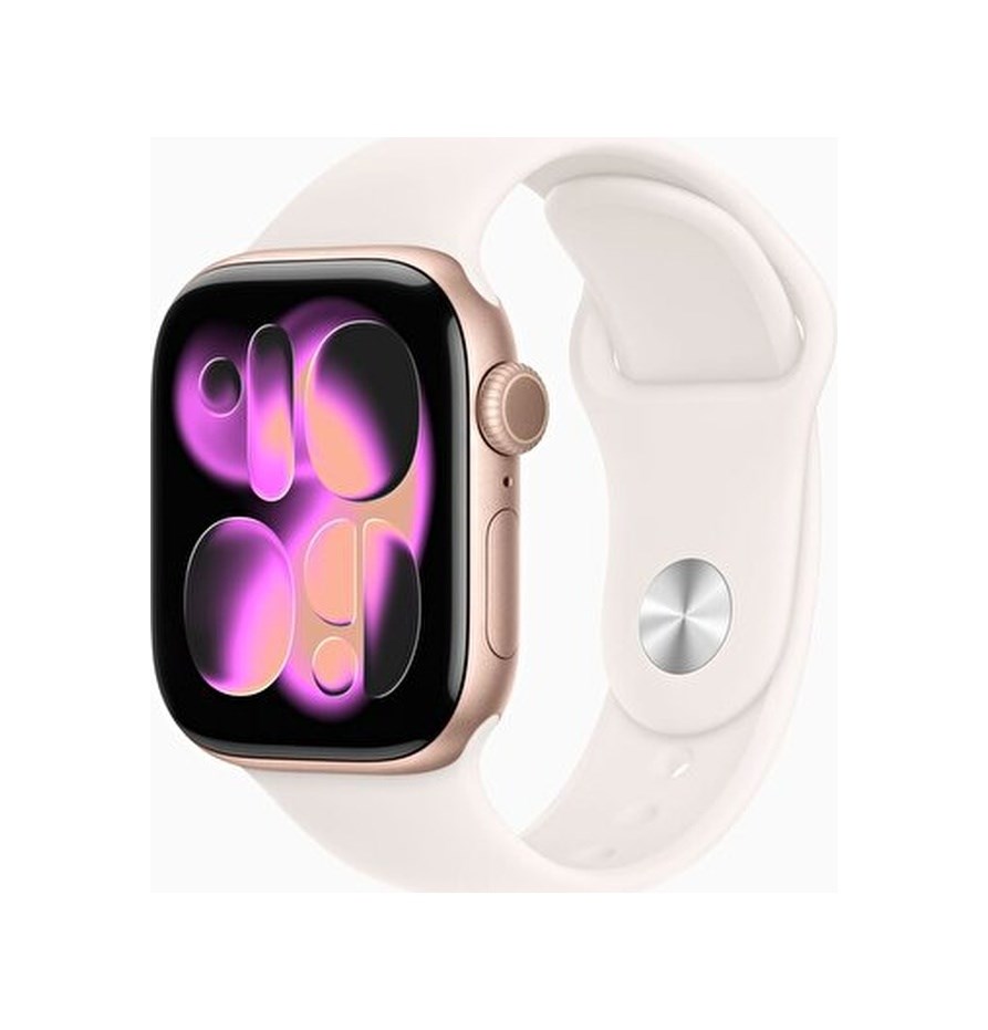 Apple Watch Seri 11 42  MEU44TU/A Akıllı Saat M-L Spor Kordon (Apple Türkiye Garantili) Rose Gold