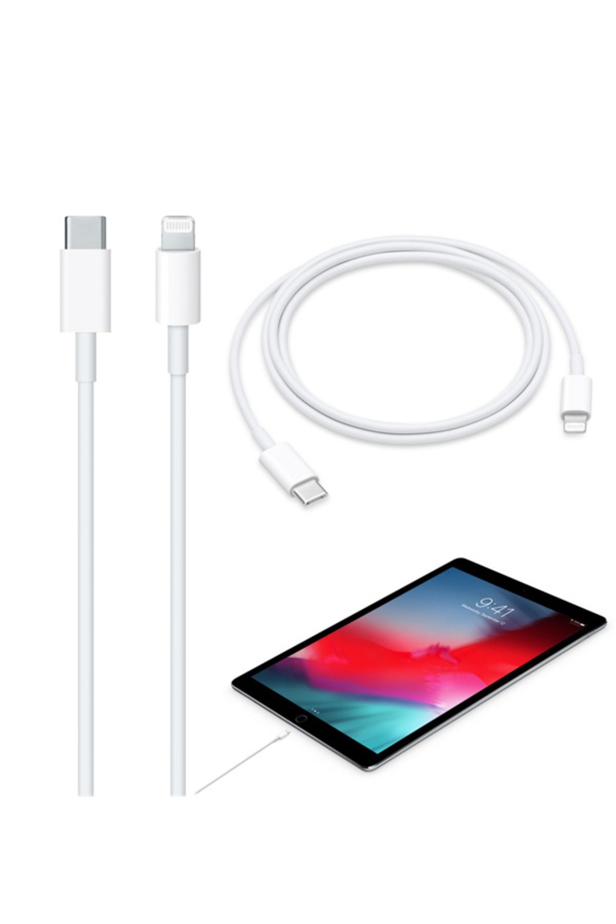 Apple kablo Usb -c Lightning Beyaz