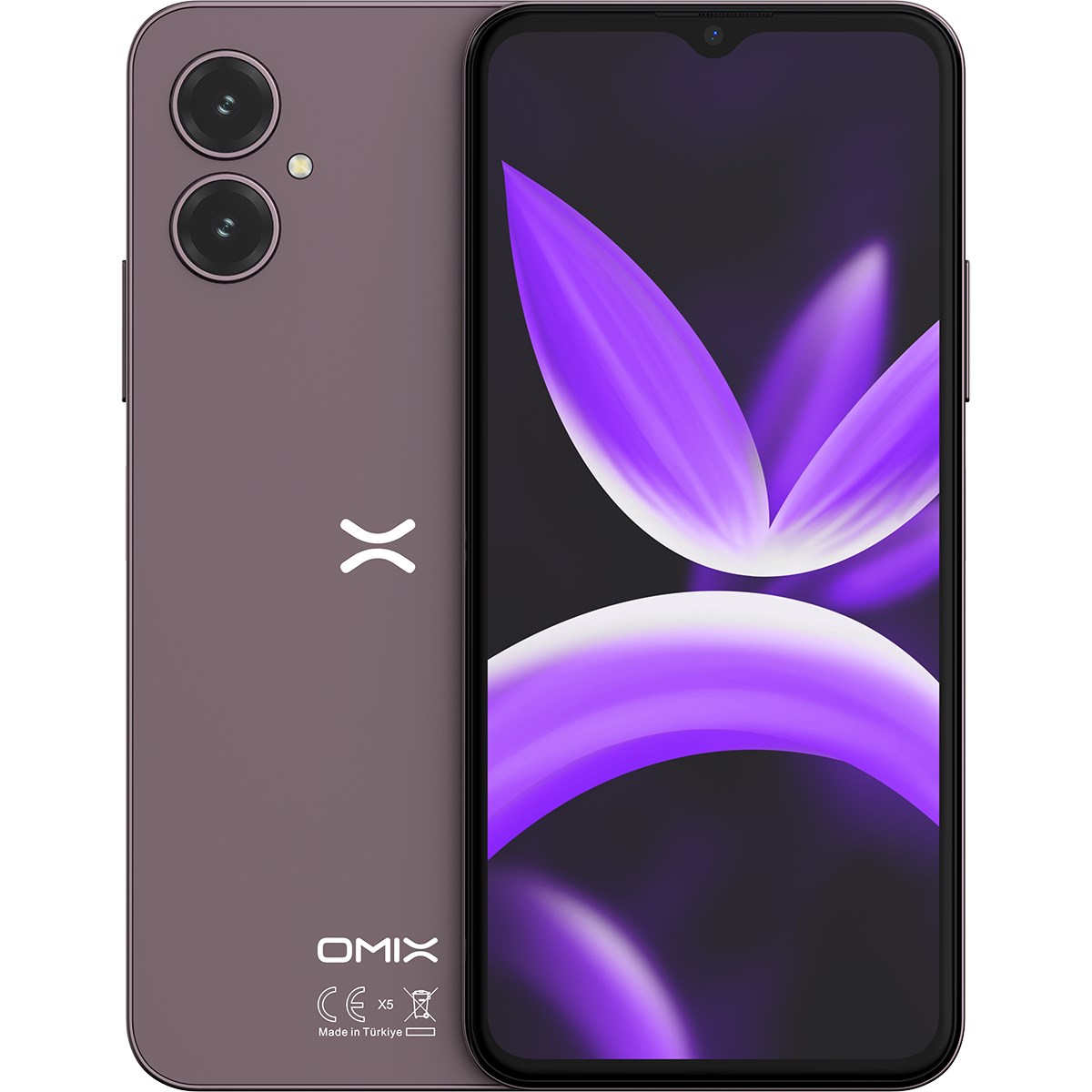 Omix X5 128 6+6 GB Ram (Omix Türkiye Garantili) Mor