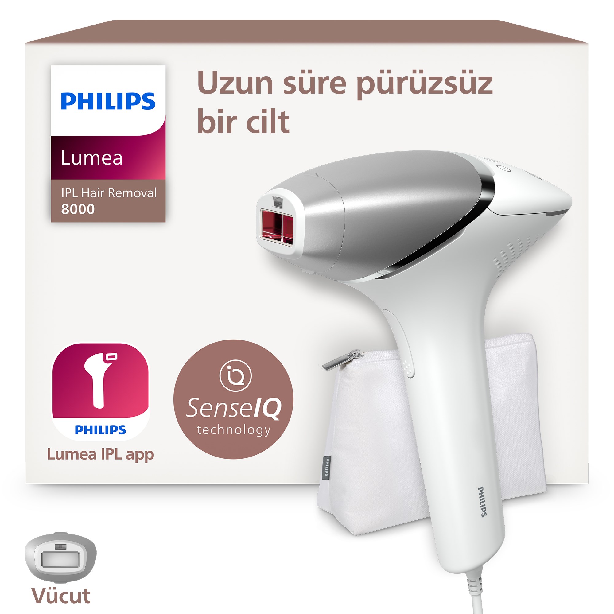Philips Lumea 8000 Serisi BRI940/00 IPL Tüy Alma Beyaz