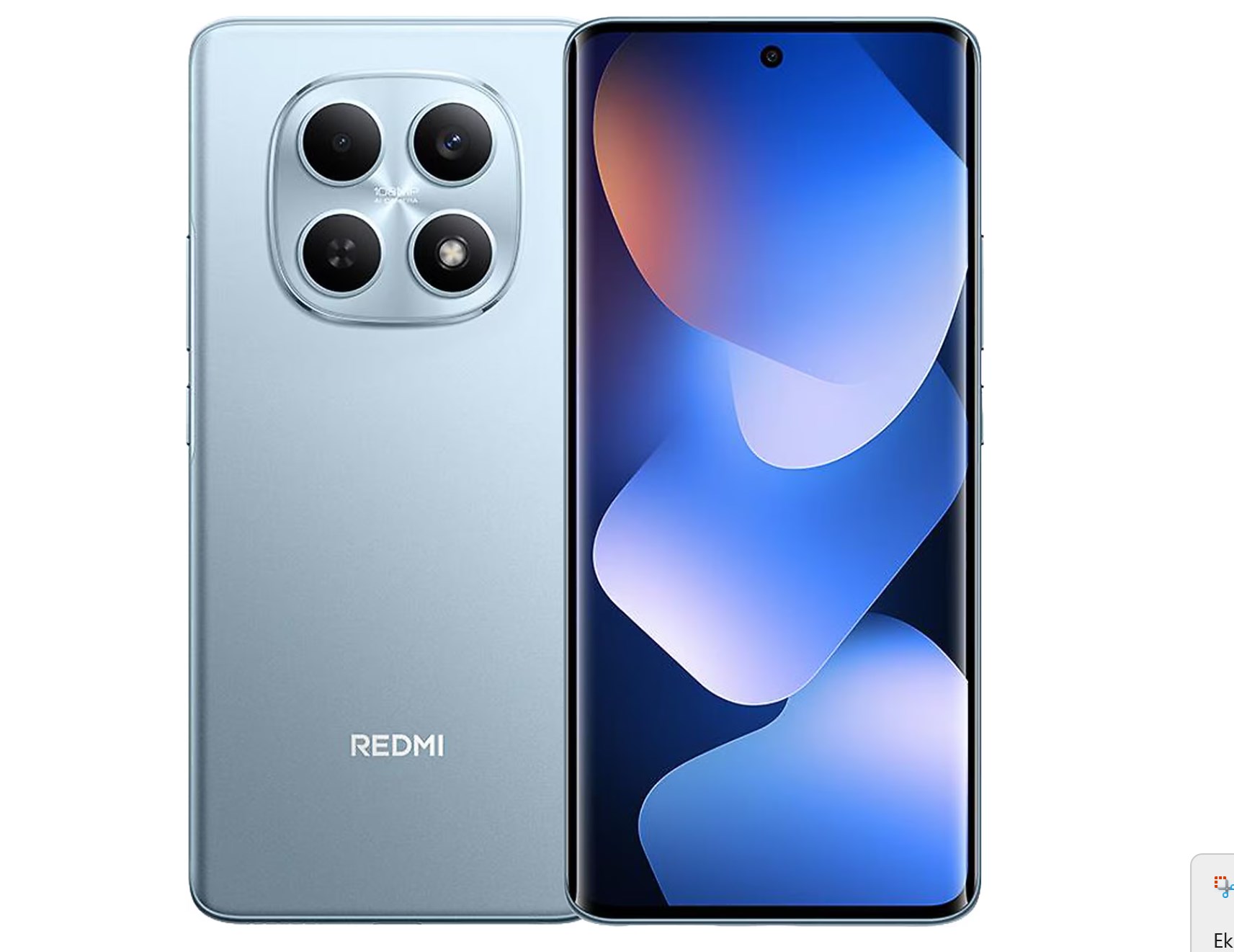 Xiaomi Redmi Note 15 256 8 GB (Xiaomi Türkiye Garantili) Mavi