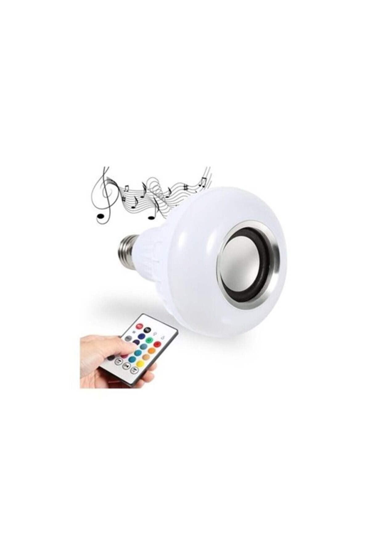 Bluetooth Music Akıllı Hoparlör Uzaktan Kumandalı Led Işıklı