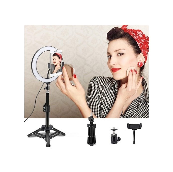 Led Tripot Ayaklı Youtuber Lambası 32 Cm