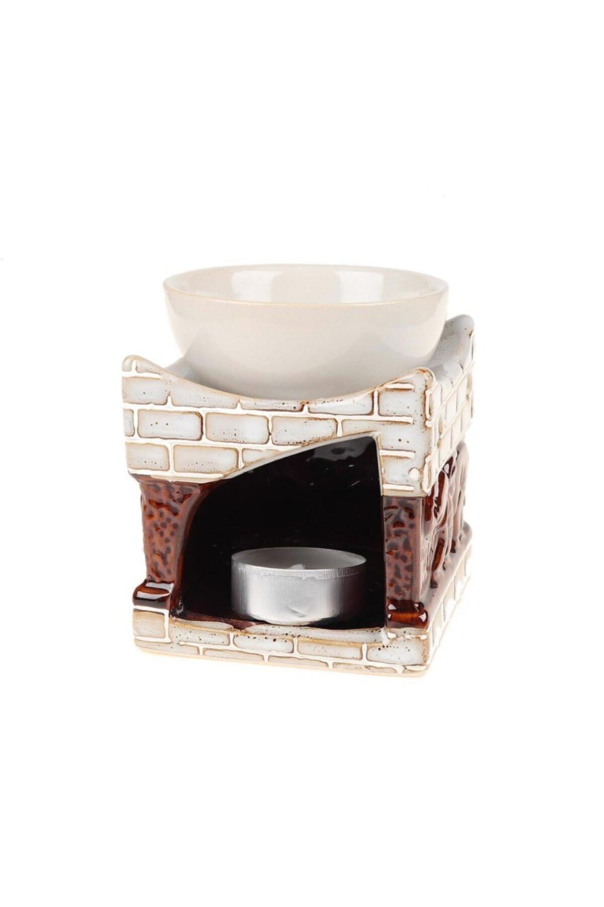 Dekoratif Fil Tasarımlı Buhurdanlık Buhur Dek Hed Tasarım Mumluk 7,5 X 7,5 X 9 cm