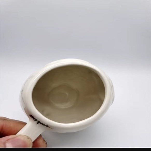 300ml Yaratıcı 3d Baykuş Seramik Karikatür Hayvan Kupa & Meşrubat Bardağı Beyaz