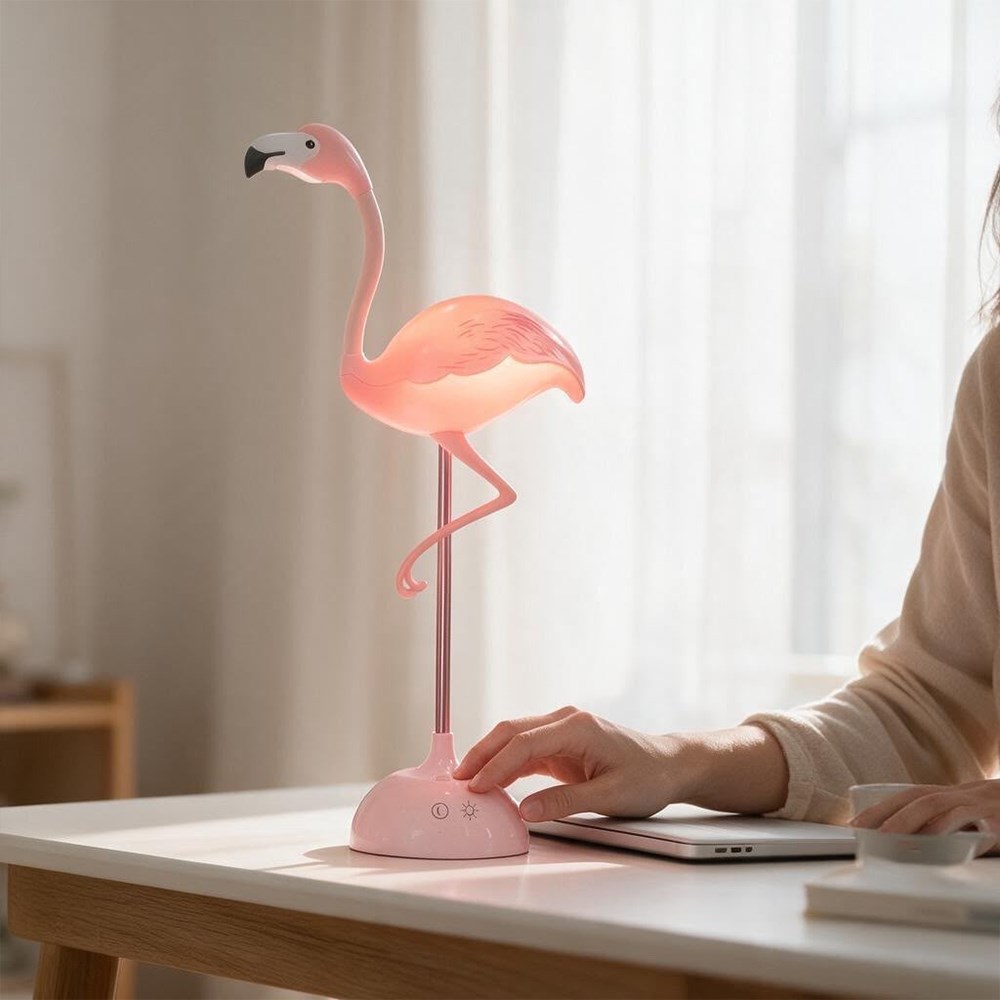 Flamingo Şarjlı Masa Lambası