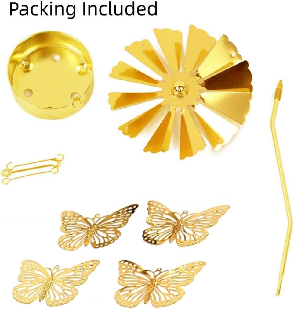 Kelebek Temalı Tealight Mumluk – Dekoratif Masa Üstü Aksesuar