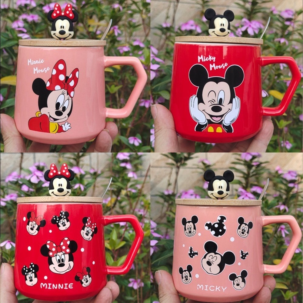 Minnie Mickey Tasarım Kupa Bardak