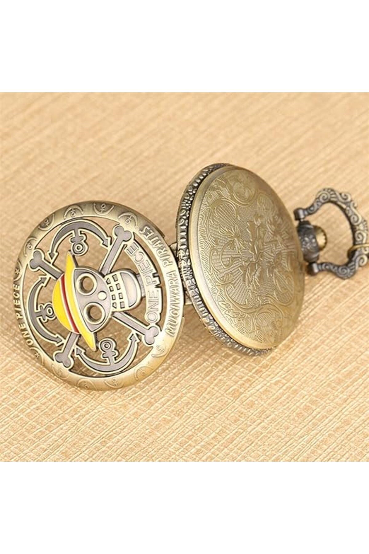 Kişiye Özel Köstekli Cep Saati Ouartz One Piece Tasarımlı Zincirli Cep Saati