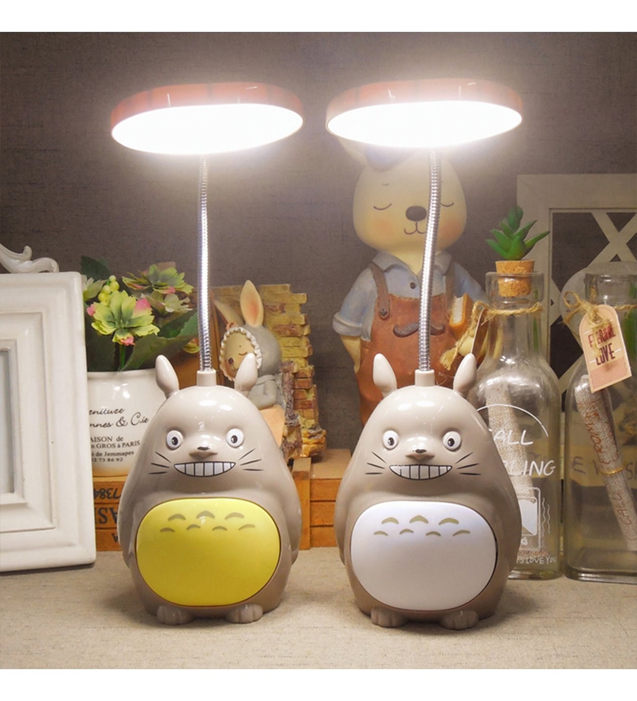 Totoro Led Gece Lambası (Beyaz)