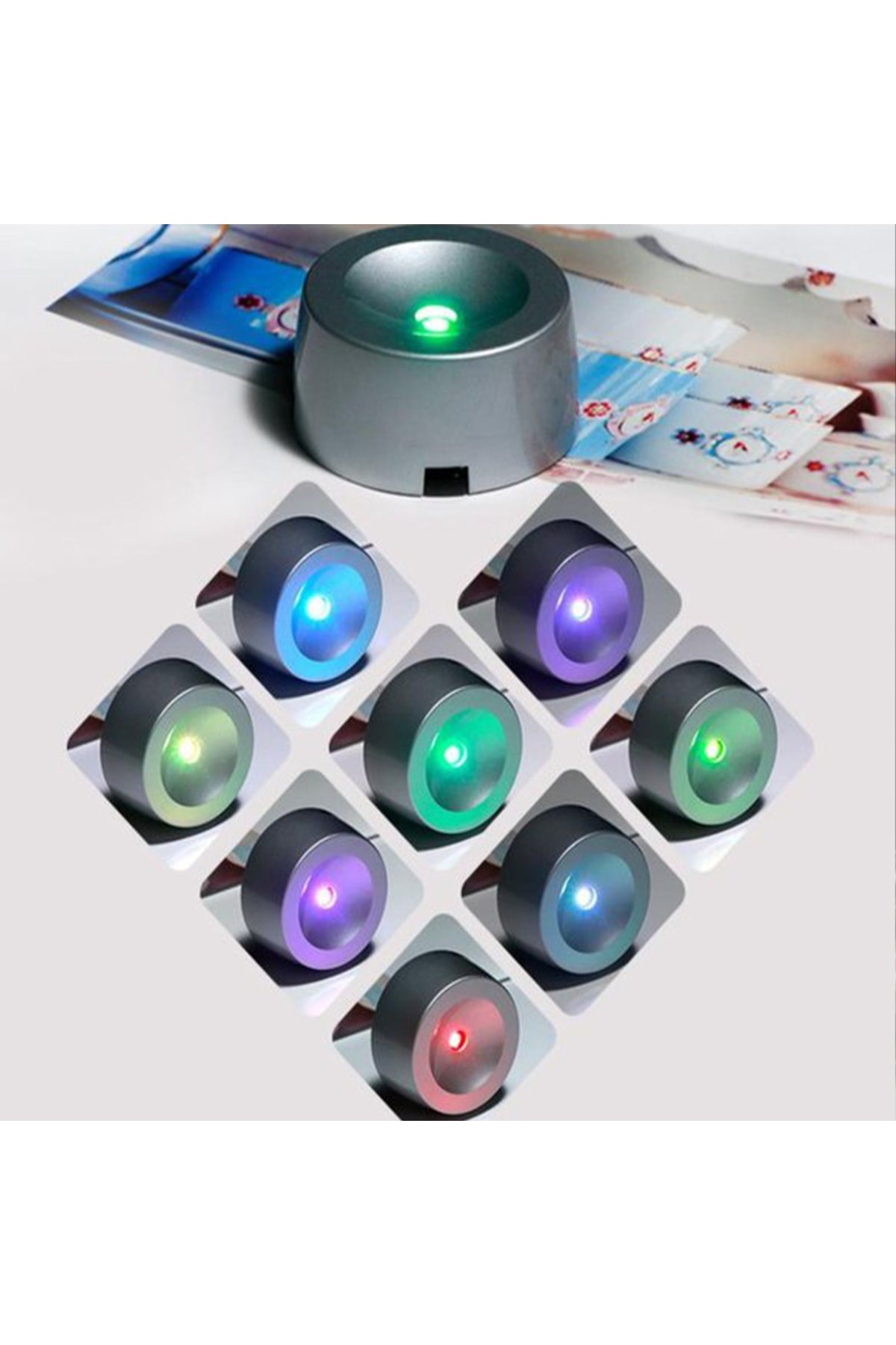 Kristal Cam Küre Samanyolu Led Lamba
