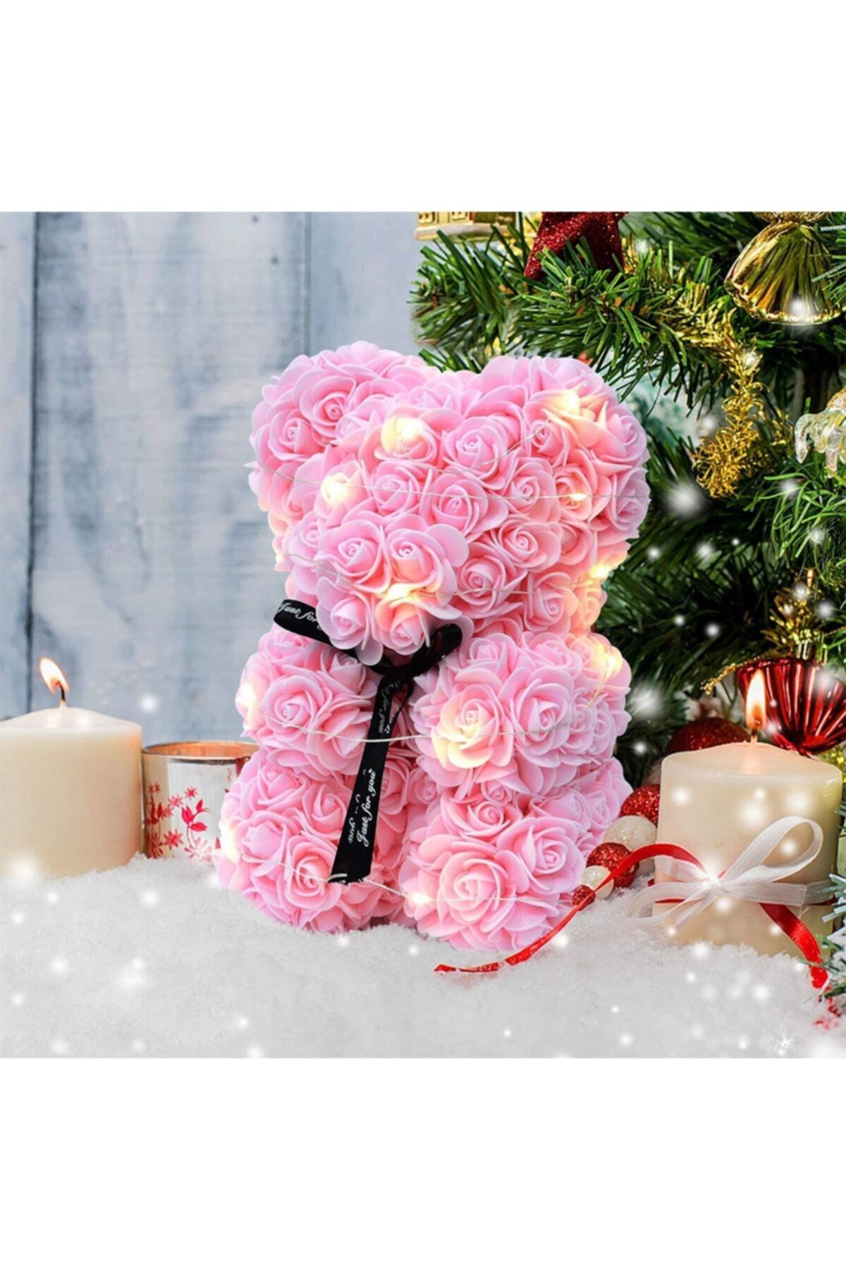Teddy Rose Kırmızı Pembe Ayıcık