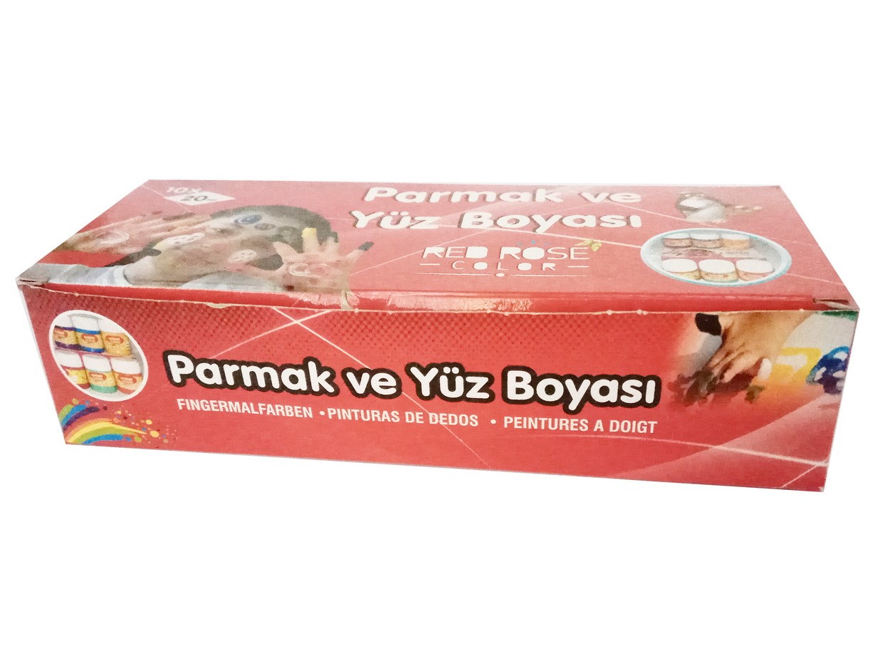 Parmak ve Yüz Boyası 10 Renk Parmak ve Yüz Boyası 10 Renk