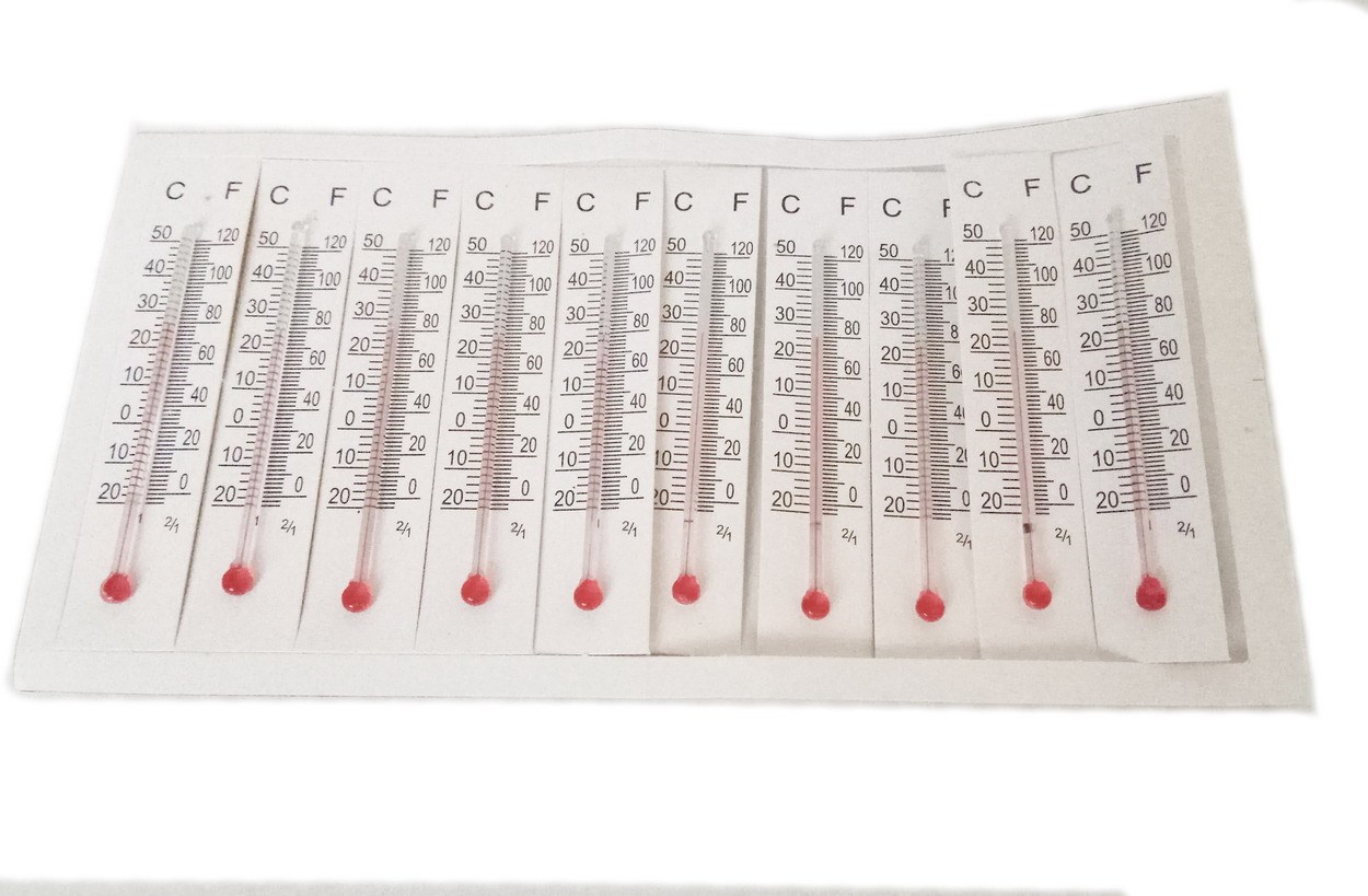 Termometre Isı Ölçer 1000 adetli 7,5 X 1,5cm Termometre Isı Ölçer 1000 adetli 7,5 X 1,5cm
