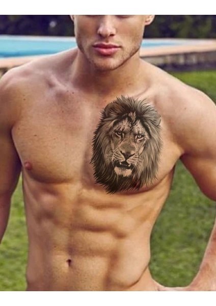 Hayal Sepeti Geçici Dövme 9,5x19CM Tattoo Minimal Tattoo Aksesuar Şık  ASLAN MODELİ Hayal Sepeti Geçici Dövme 9,5x19CM Tattoo Minimal Tattoo Aksesuar Şık  ASLAN MODELİ