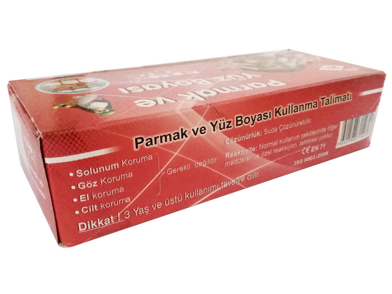Parmak ve Yüz Boyası 10 Renk Parmak ve Yüz Boyası 10 Renk