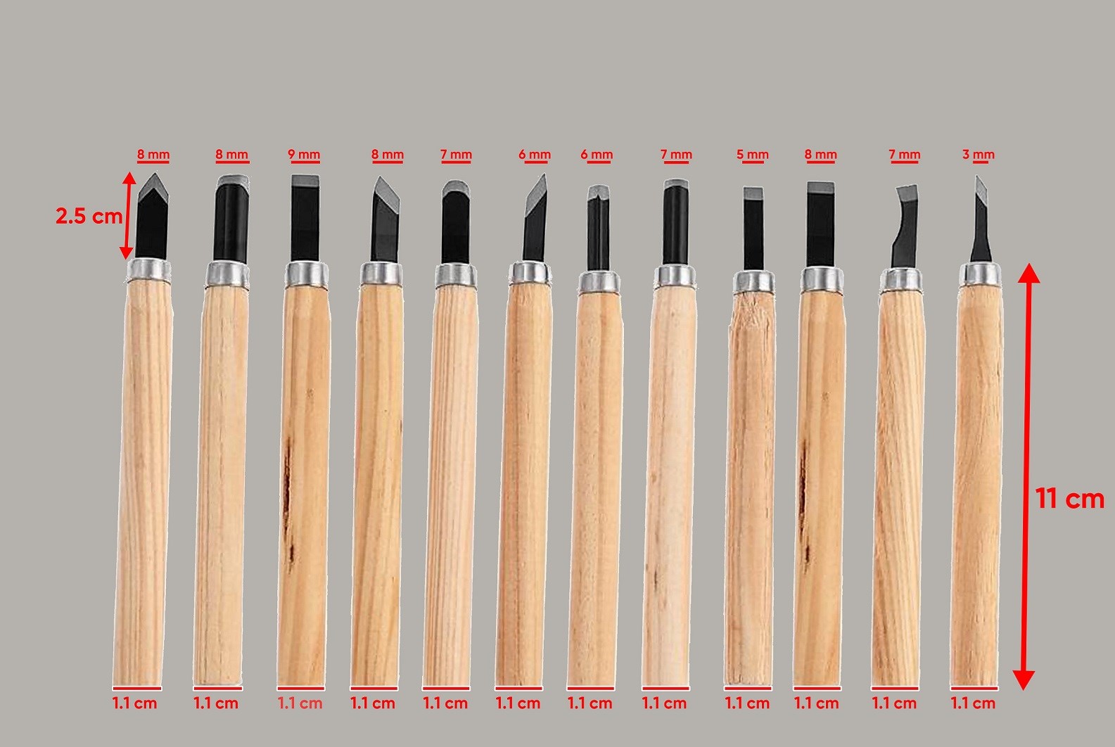 Hayal Sepeti Ahşap Oyma Seti 12li Wood Curving Set Hayal Sepeti Ahşap Oyma Seti 12li Wood Curving Set