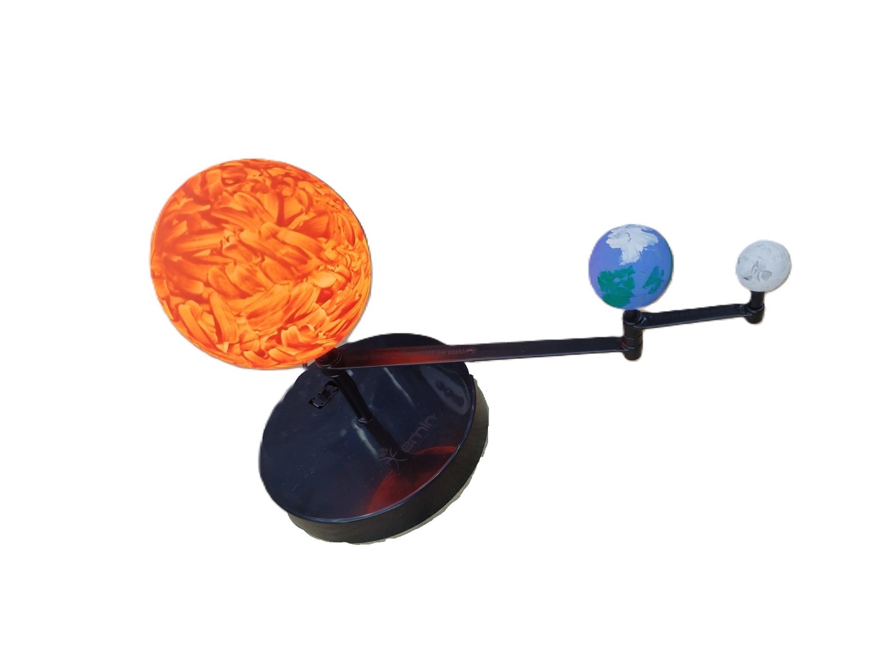 Hayal Sepeti Işıklı Güneş Dünya Ay Modeli  Fırça lamba Eğitici Maket Deney Plastik Güneş Sistemi Hayal Sepeti Işıklı Güneş Dünya Ay Modeli  Fırça lamba Eğitici Maket Deney Plastik Güneş Sistemi